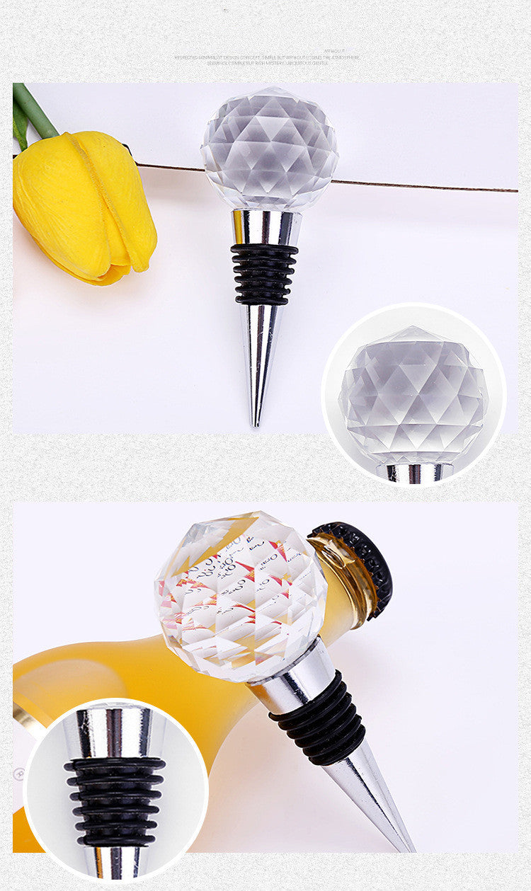 Crystal Ball Wine Stopper