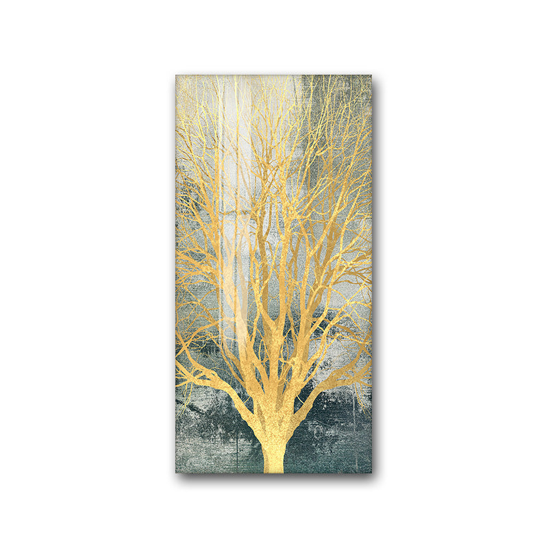 Entrance Metal Living Room Style Luxury Crystal Porcelain Painting, elevate your home experience - Crystalbloomaromatics
