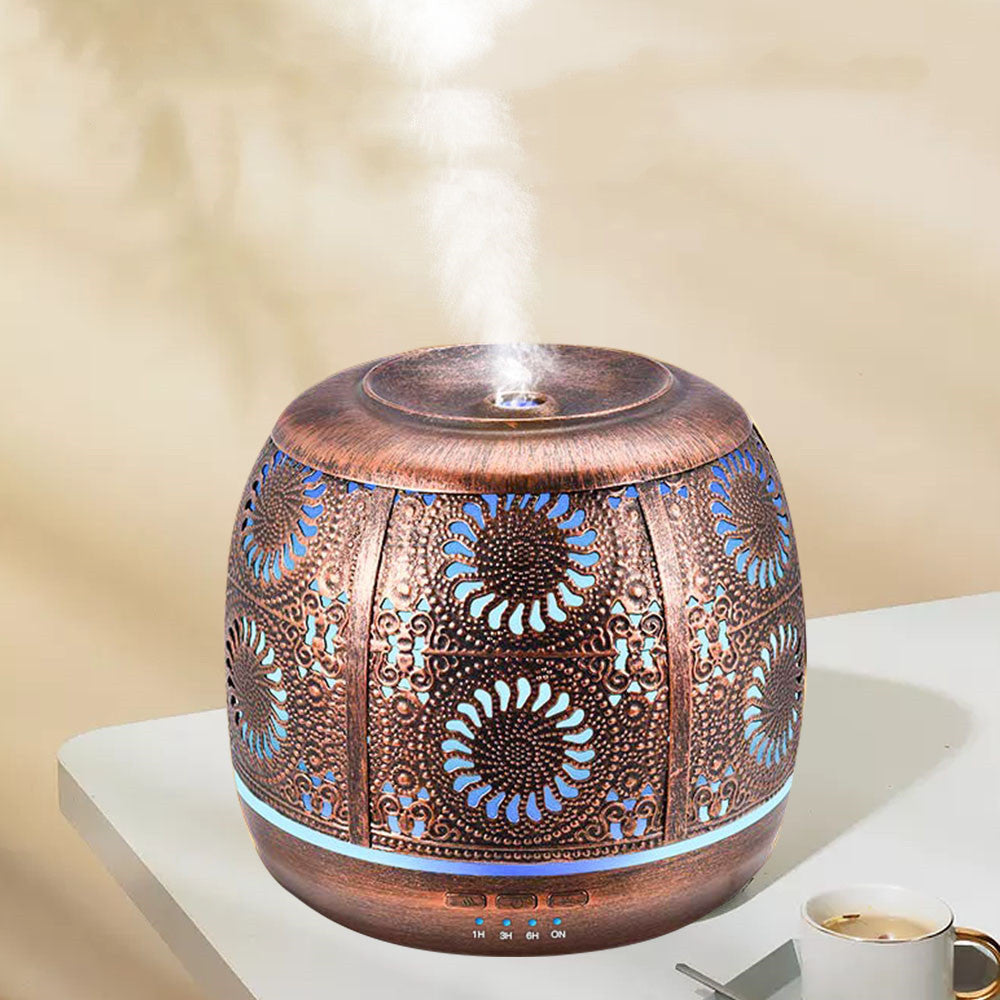 Retro home aroma diffuser, elegantly combines vintage aesthetics with modern functionality, effortlessly infusing your living space with soothing scents - Crystalbloomaromatics