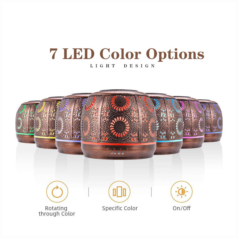 Retro home aroma diffuser, elegantly combines vintage aesthetics with modern functionality, effortlessly infusing your living space with soothing scents - Crystalbloomaromatics