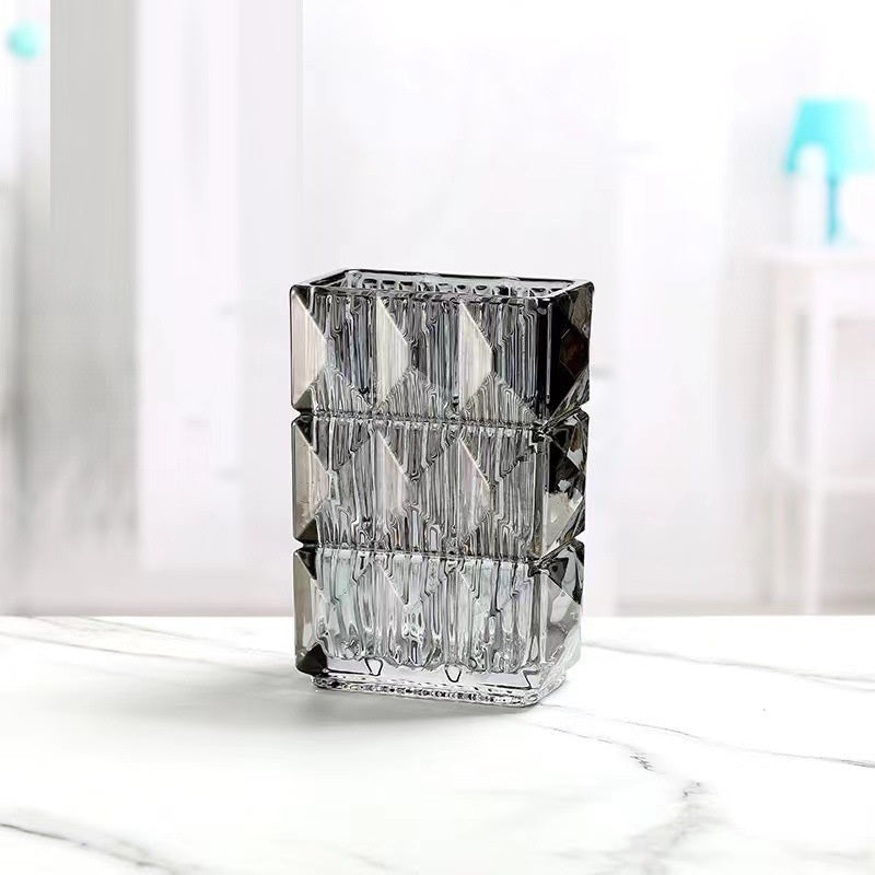 Nordic Light Luxury Bakala Crystal Vase Home Decoration - CRYSTALOIL