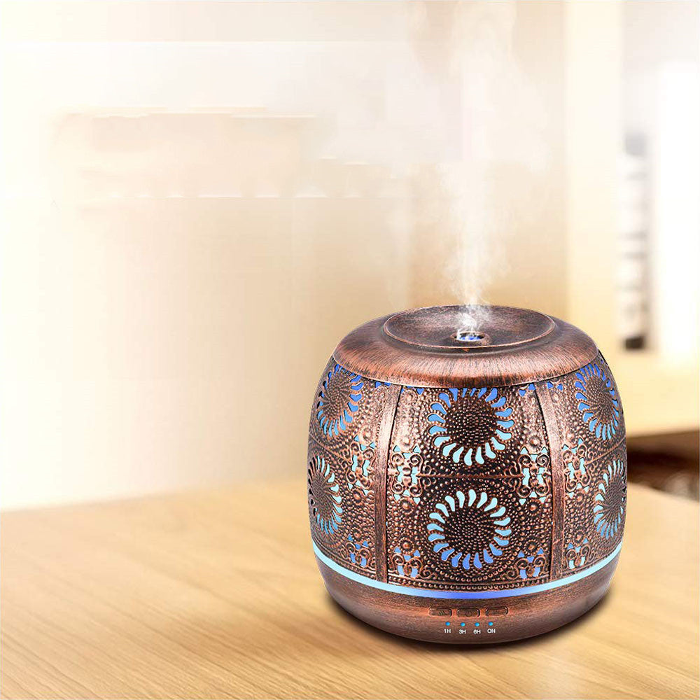 Retro home aroma diffuser, elegantly combines vintage aesthetics with modern functionality, effortlessly infusing your living space with soothing scents - Crystalbloomaromatics