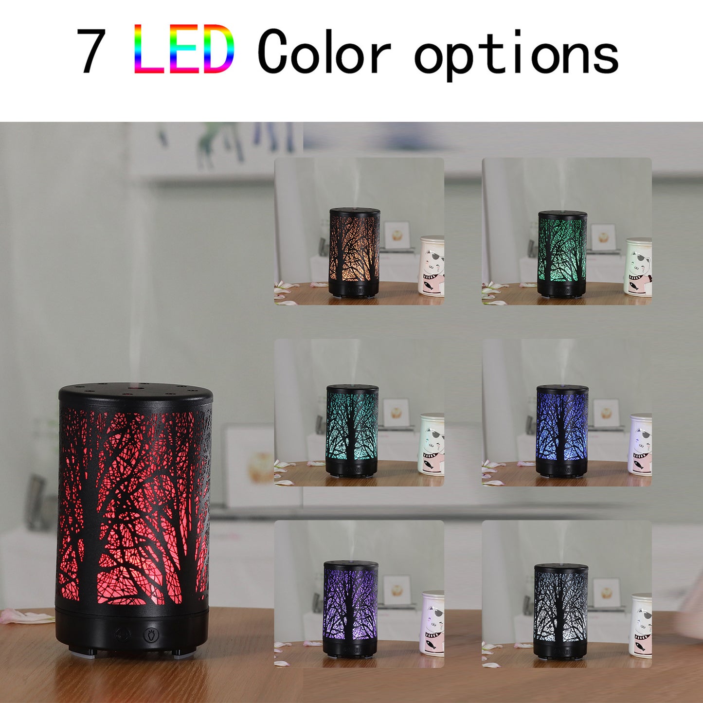 Flat Head Woods Wrought Iron Aroma Diffuser - Crystalbloomaromatics