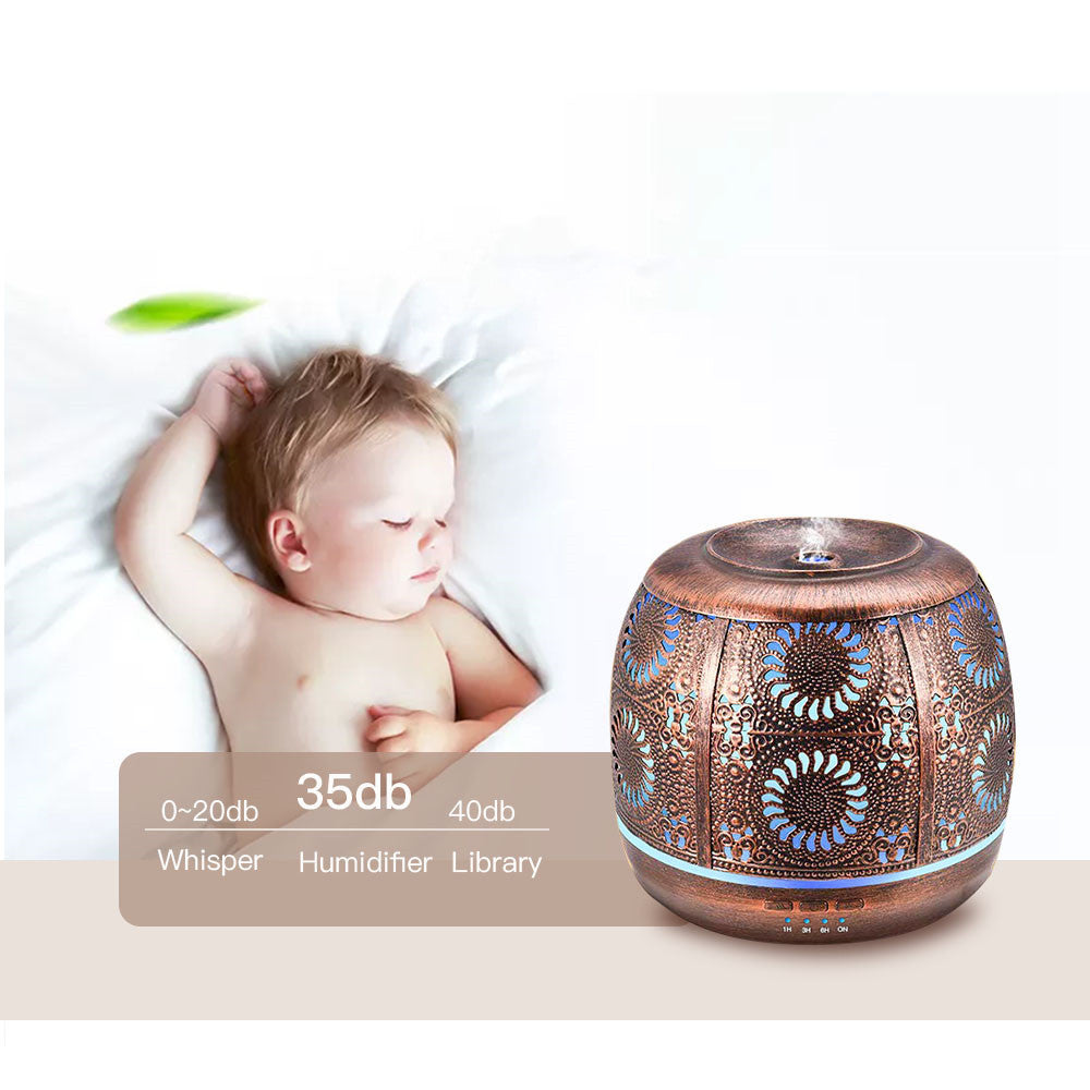 Retro home aroma diffuser, elegantly combines vintage aesthetics with modern functionality, effortlessly infusing your living space with soothing scents - Crystalbloomaromatics