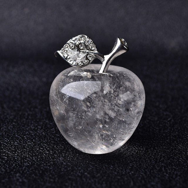 Natural Crystal Apple, Colorful Quartz Stone Opal decoration, - Crystalbloomaromatics