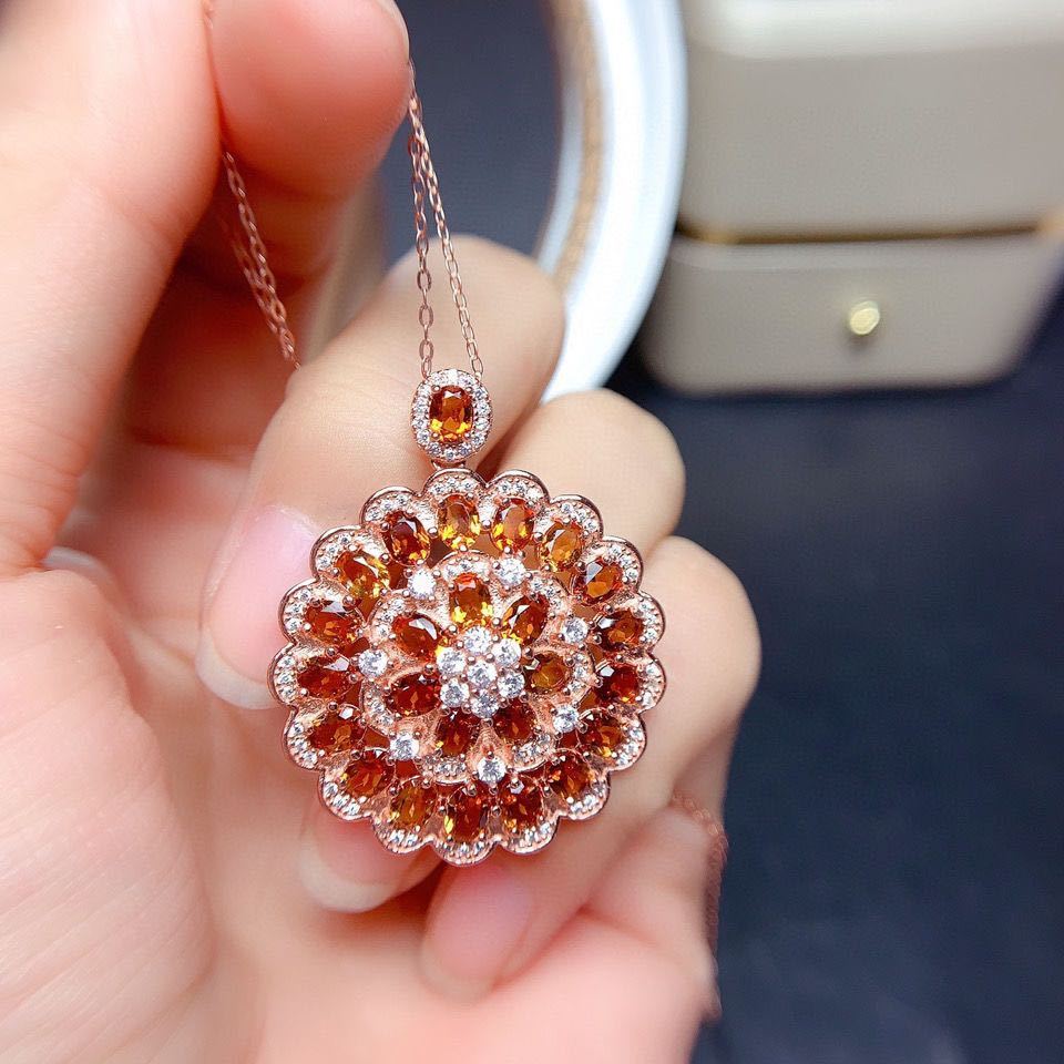 Natural Citrine Pendant Crystal - CRYSTALOIL