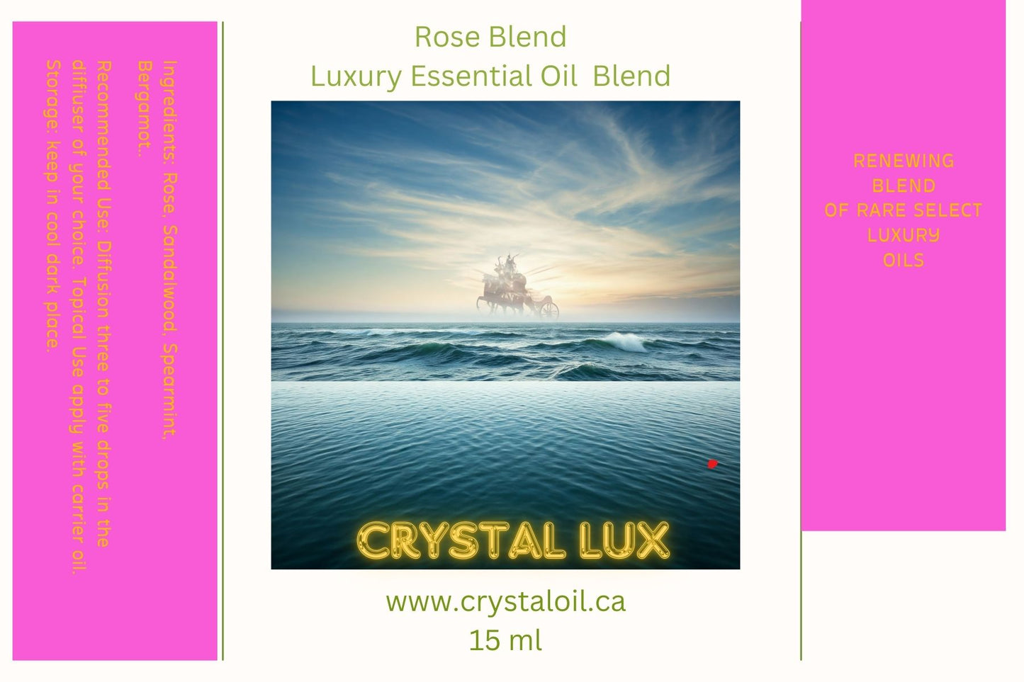King of the Sea ROSE SANDELWOOD ESSENTIAL OIL BLEND