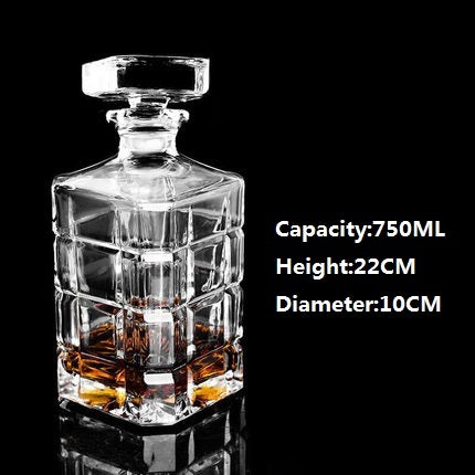 Large Crystal Glass Wine Bottle Creative Red Wine Decanter - CRYSTALOIL