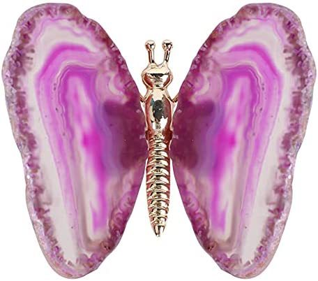 Natural Agate Butterfly Wings Light Luxury Mineral crystal decoration - Crystalbloomaromatics