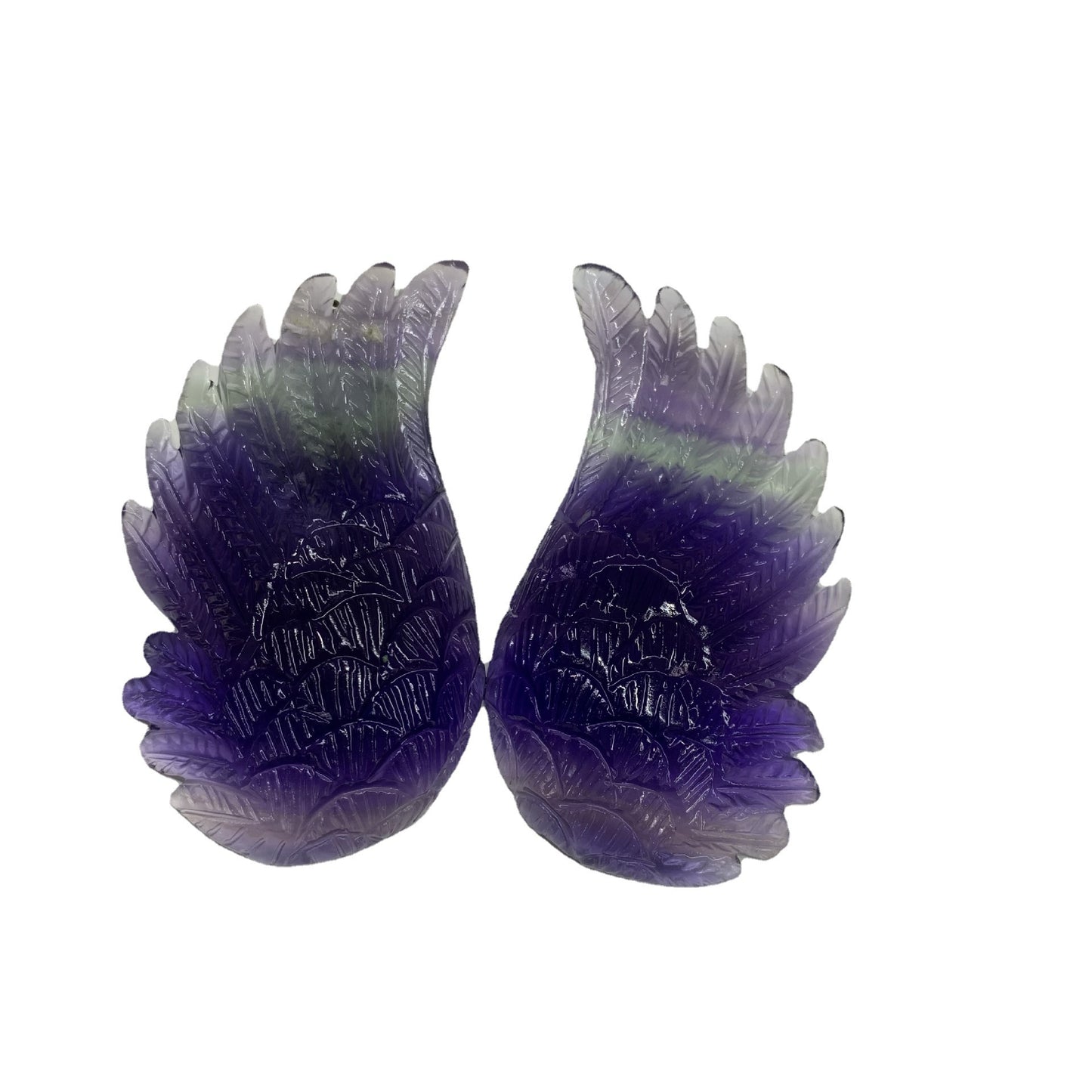 Crystal Fluorite Wings Ornament.