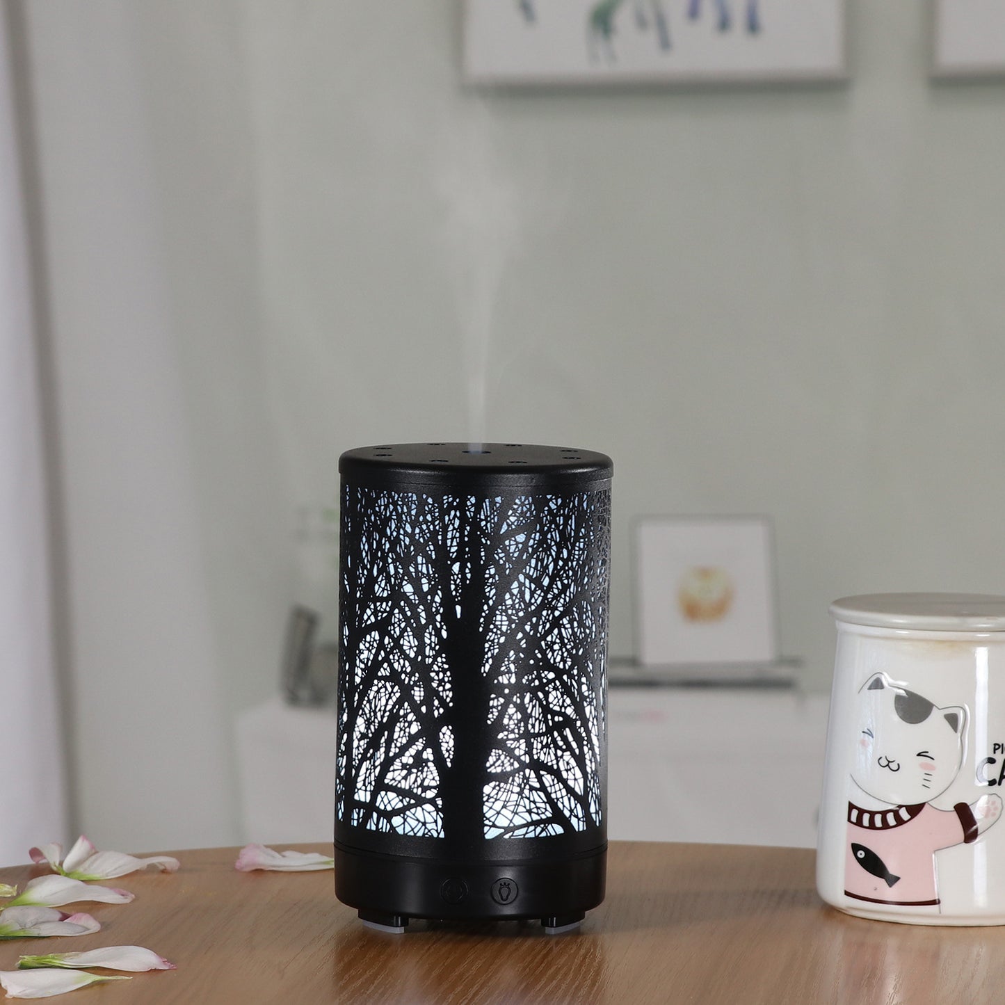 Flat Head Woods Wrought Iron Aroma Diffuser - Crystalbloomaromatics