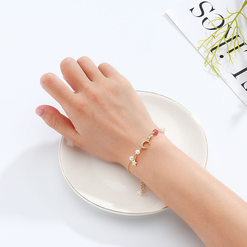 Women&#39;s Natural Crystal Bracelet - CRYSTALOIL