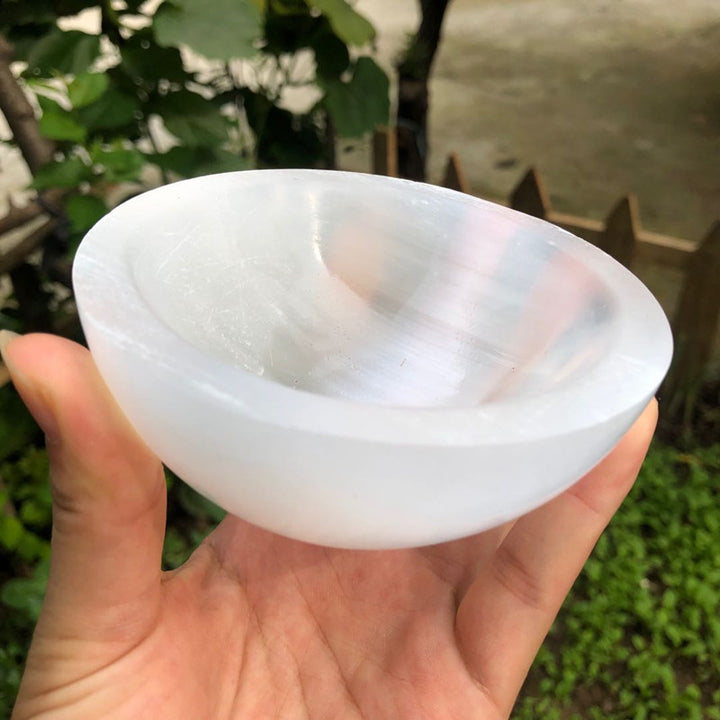 Natural Crystal Bowl Decorations, crystal gypsum - CRYSTALOIL
