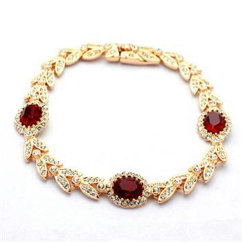 Purple Crystal Rose Gold Color Bracelet Genuine Crystals for Women 18 k gold - Crystalbloomaromatics