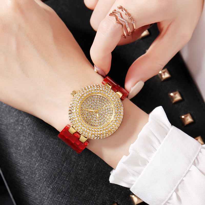 Watch, Stars And Diamonds British Watch Luxury Watch, is a luxurious timepiece adorned with celestial-inspired motifs and sparkling diamond accents - CRYSTALOIL