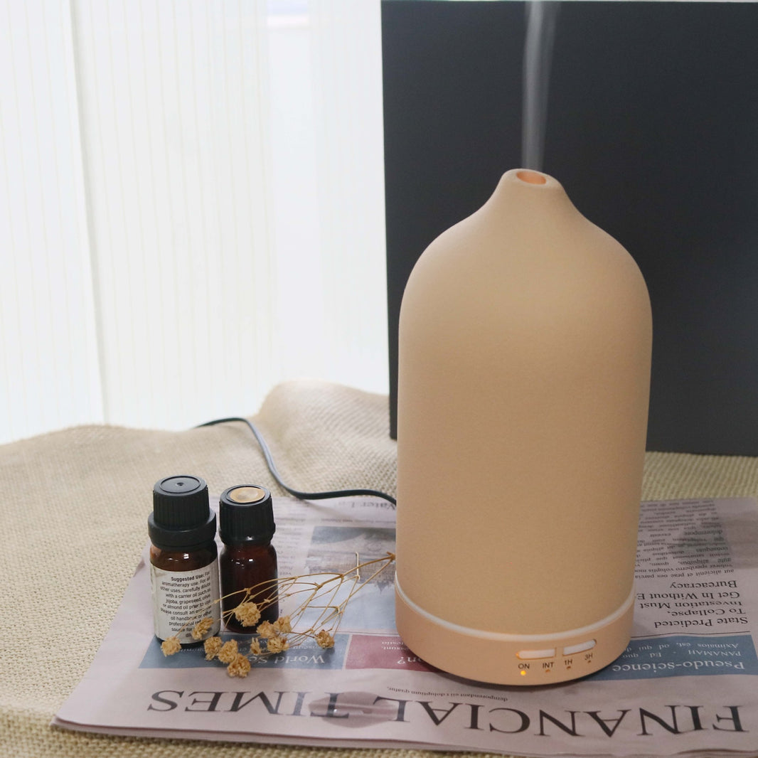 Ceramic Humidifier Diffuser Frosted Ceramic Aroma Diffuser - CRYSTALOIL