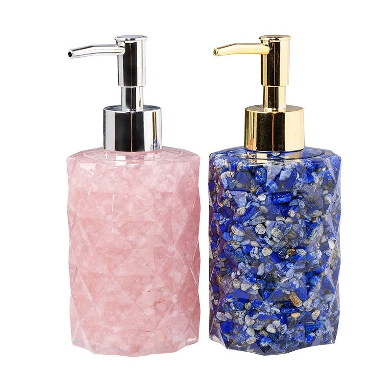 Natural Crystal Gravel Cosmetics Storage Bottle - CRYSTALOIL