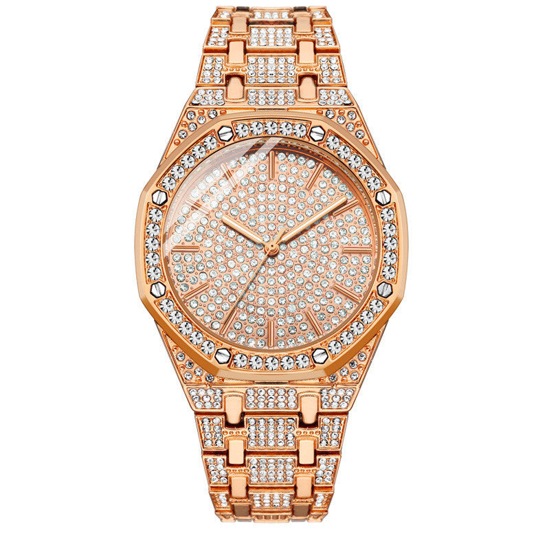 Starry Diamond Watch Men's Watch Large Dial - CRYSTALOIL