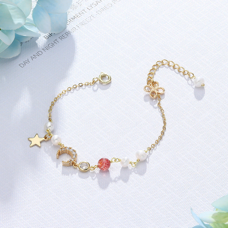 Women&#39;s Natural Crystal Bracelet - CRYSTALOIL