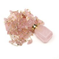 Exquisite Natural Stone Semi Precious Stone Perfume Bottle - CRYSTALOIL