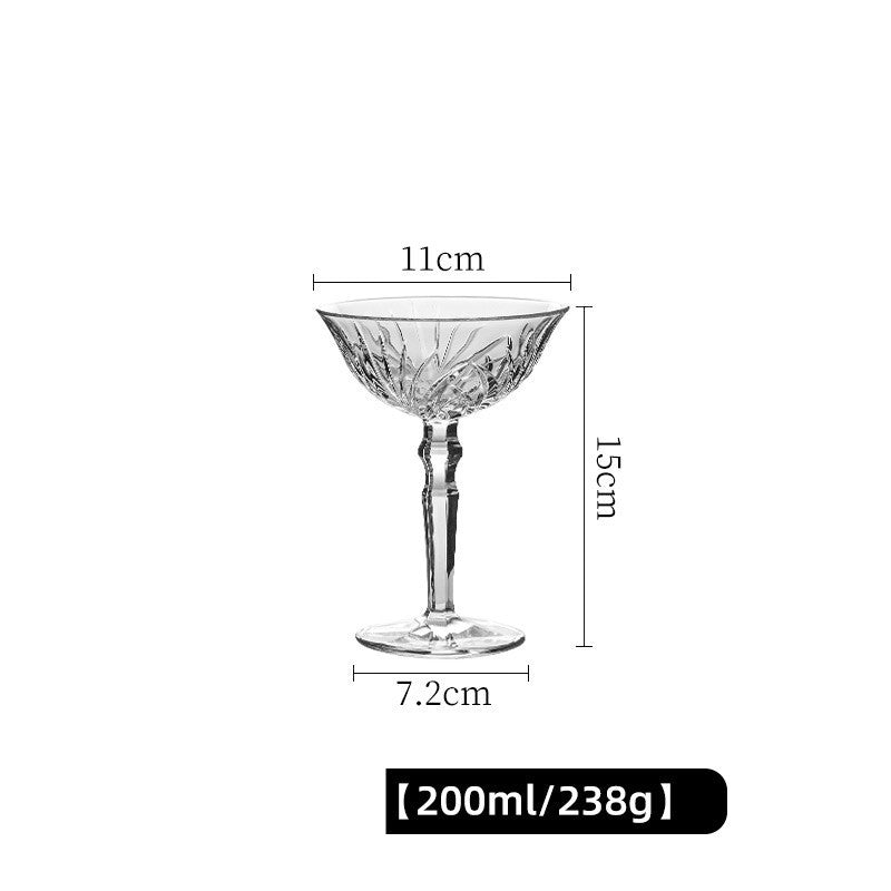 Vintage Luxury Crystal Goblet Wine Glass - CRYSTALOIL