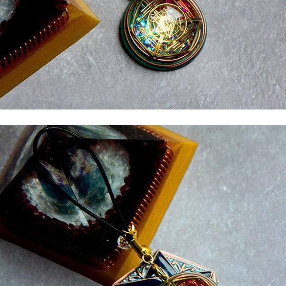 Original Constellation Crystal Fortune  Pendant Fortune Necklace, This unique piece features sparkling crystals arranged in a constellation design - CRYSTALOIL