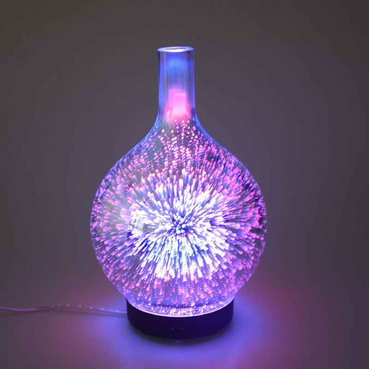 New Firework Ultrasonic Diffuser with Mesmerizing LED Light Display for Ambient Atmosphere - CRYSTALOIL