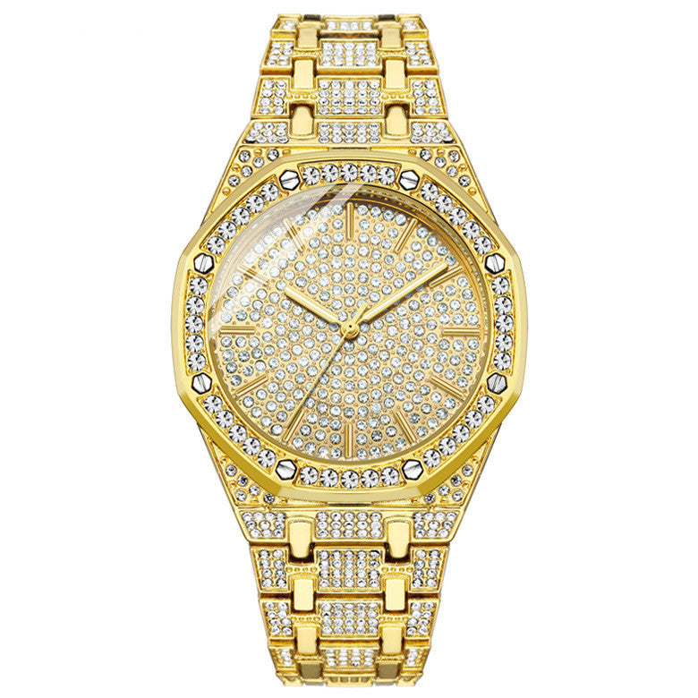 Starry Diamond Watch Men's Watch Large Dial - CRYSTALOIL