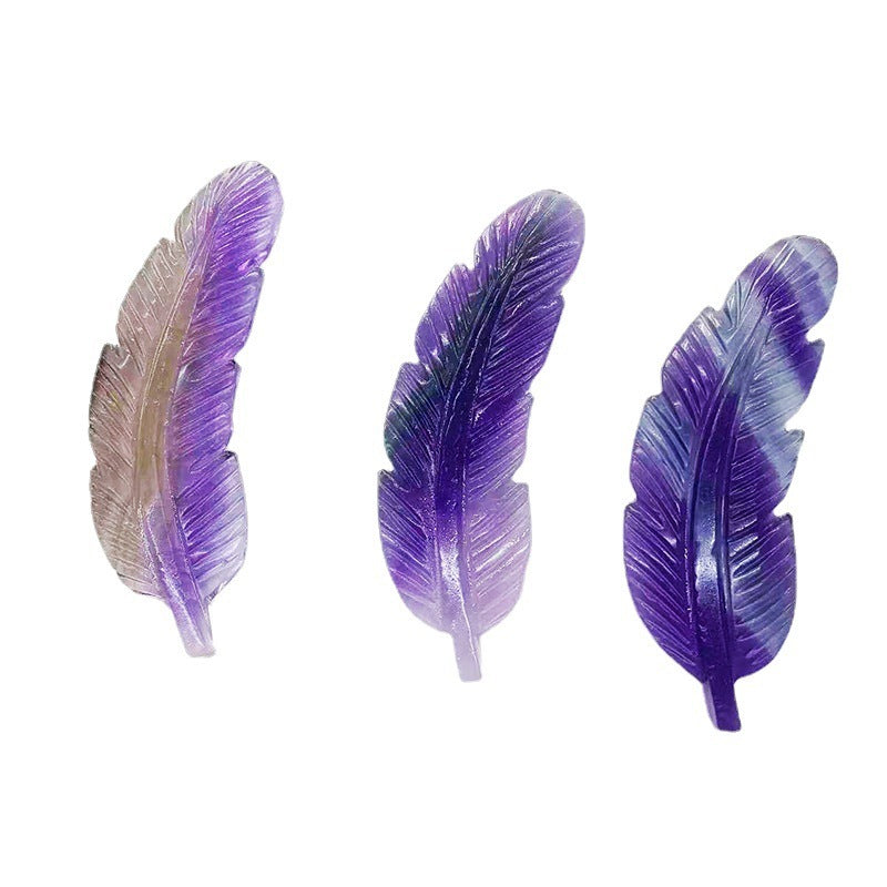 Natural Crystal Carved Colorful Fluorite - CRYSTALOIL