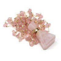 Exquisite Natural Stone Semi Precious Stone Perfume Bottle - CRYSTALOIL