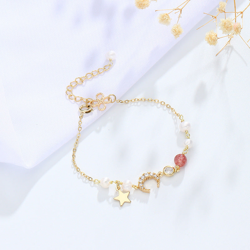 Women&#39;s Natural Crystal Bracelet - CRYSTALOIL