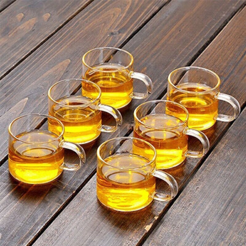 Kung Fu Tea Cup Simple Magnetic Tea Brewing Maker Glass Tea Set - CRYSTALOIL