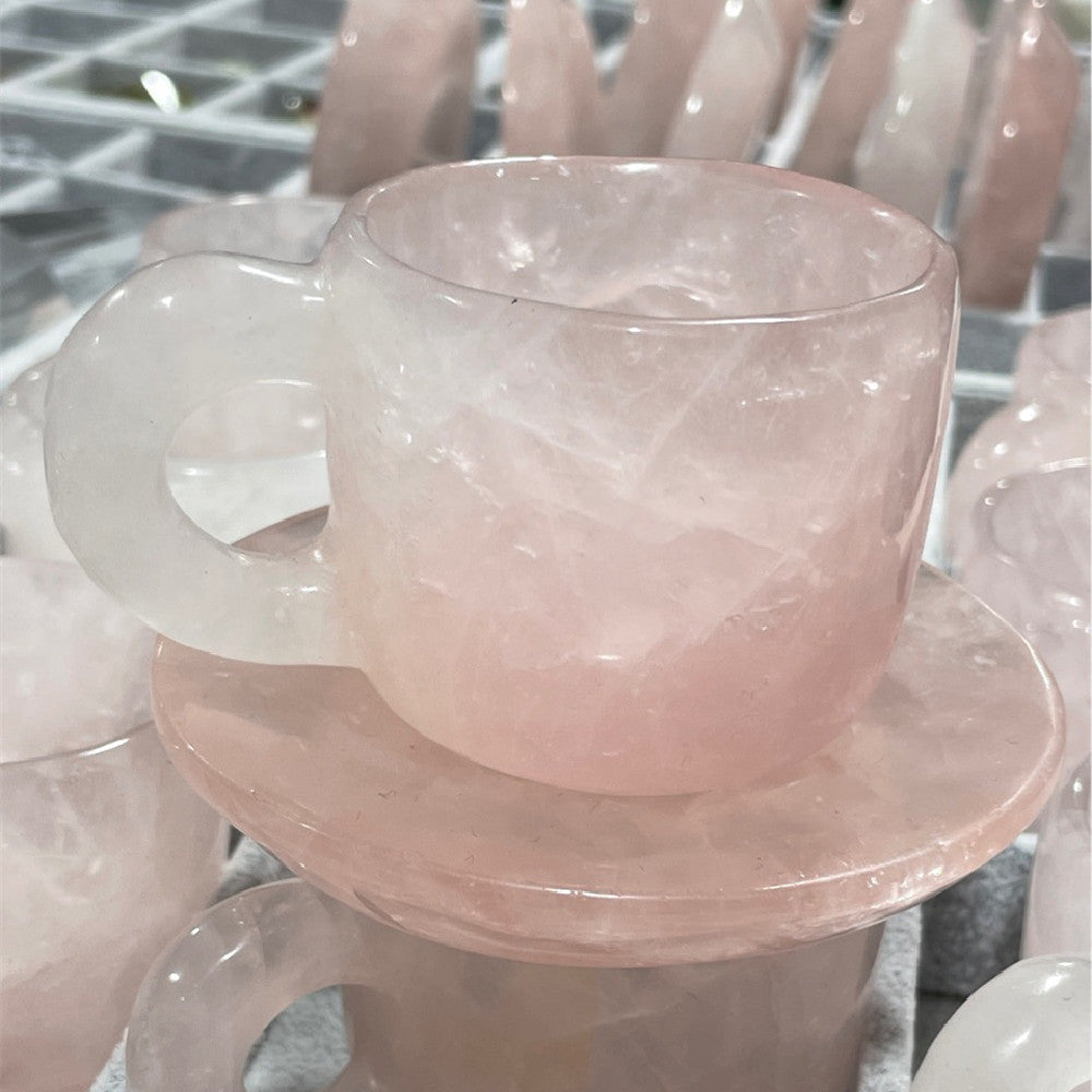Natural Crystal Tea Cup Cushion - CRYSTALOIL