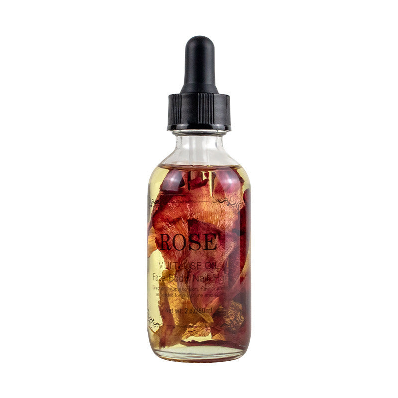 Dried Flower Massage Oil Rose Lavender Osmanthus massage oil - CRYSTALOIL