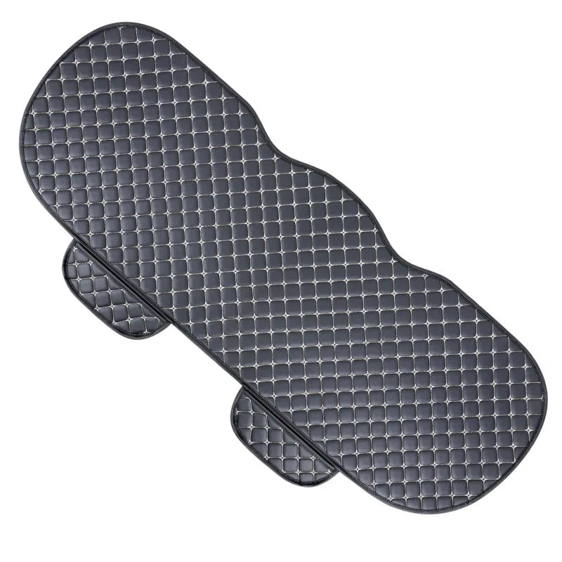 SEAMETAL Artificial Leather Car Seat Covers Four Seasons Car Seat Cover Interior Leather Seats Protector Chair Mats Accessories - CRYSTALOIL