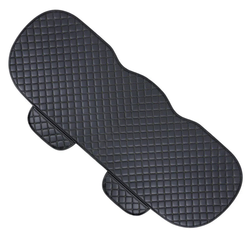 SEAMETAL Artificial Leather Car Seat Covers Four Seasons Car Seat Cover Interior Leather Seats Protector Chair Mats Accessories - CRYSTALOIL