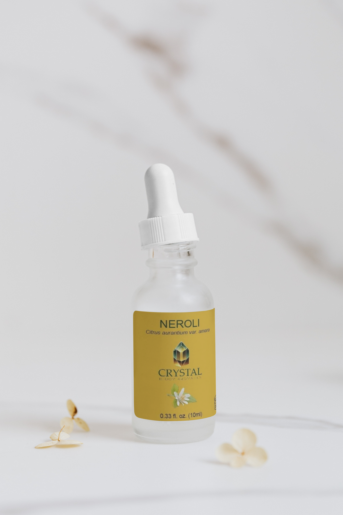 Large Luxury Neroli Essential Oil - Calming and Uplifting Properties - CRYSTALOIL