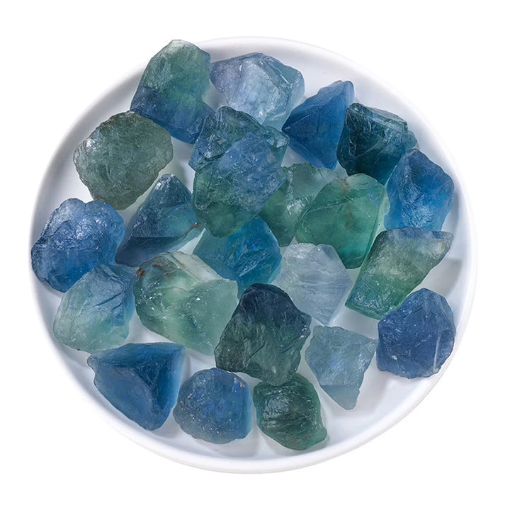 Natural Raw Rainbow Fluorite Crystals Rough Stones Mineral Healing Crystals Gemstones Specimens Collectible Gemstone - CRYSTALOIL