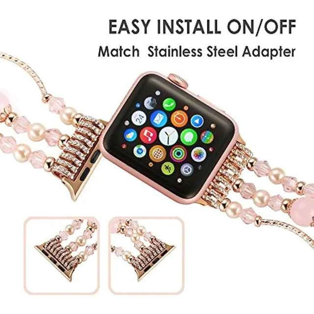 Natural Crystals on Band Jewelry Sports made with natural stone, exquisite crystal watch band.&quot; - CRYSTALOIL