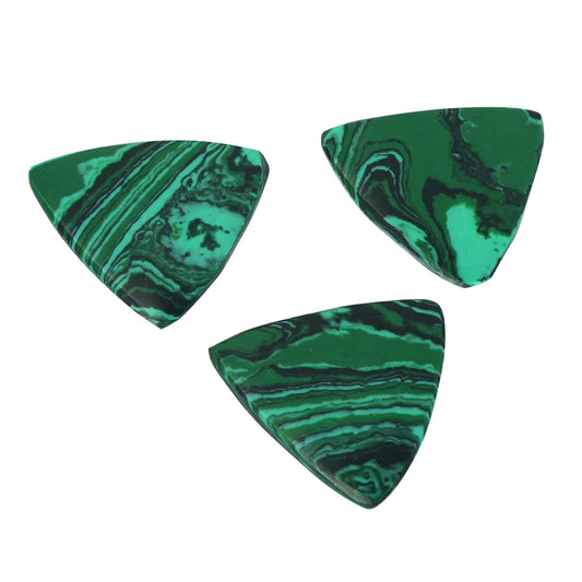 3pcs Guitar Picks 28*26*2mm Natural Stone Guitar Finger Pick Natural Crystal stone