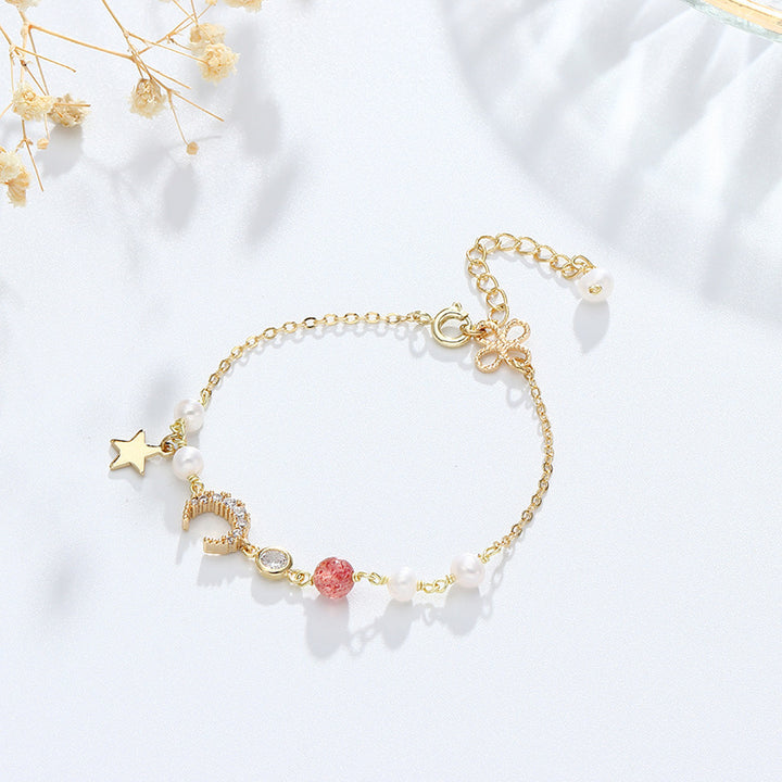 Women&#39;s Natural Crystal Bracelet - CRYSTALOIL