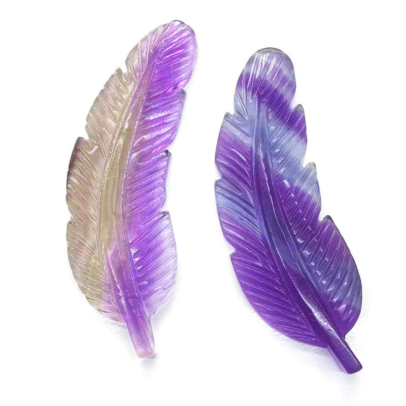 Natural Crystal Carved Colorful Fluorite - CRYSTALOIL