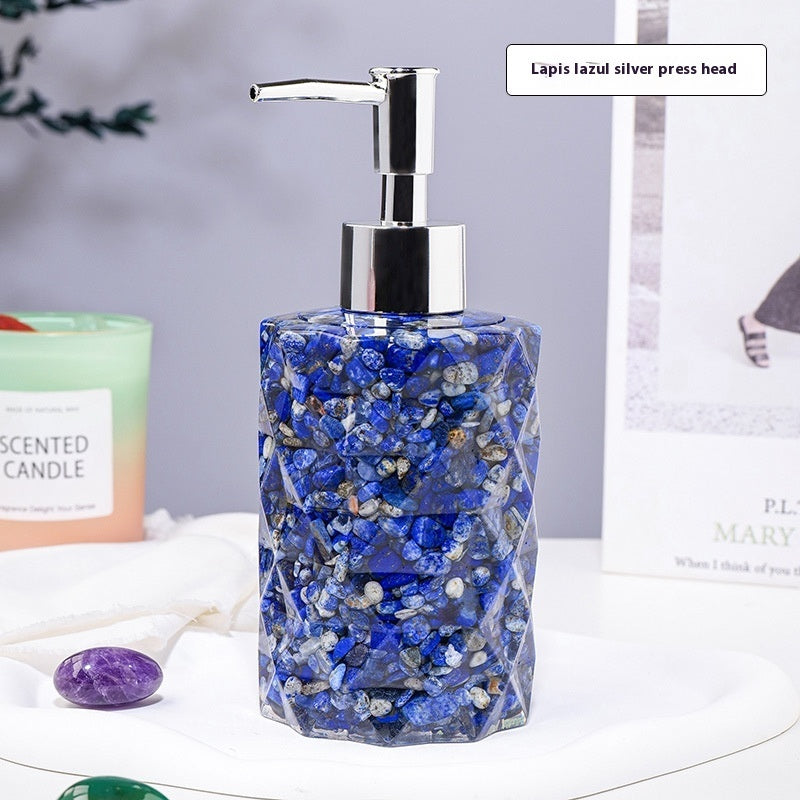 Natural Crystal Gravel Cosmetics Storage Bottle - CRYSTALOIL