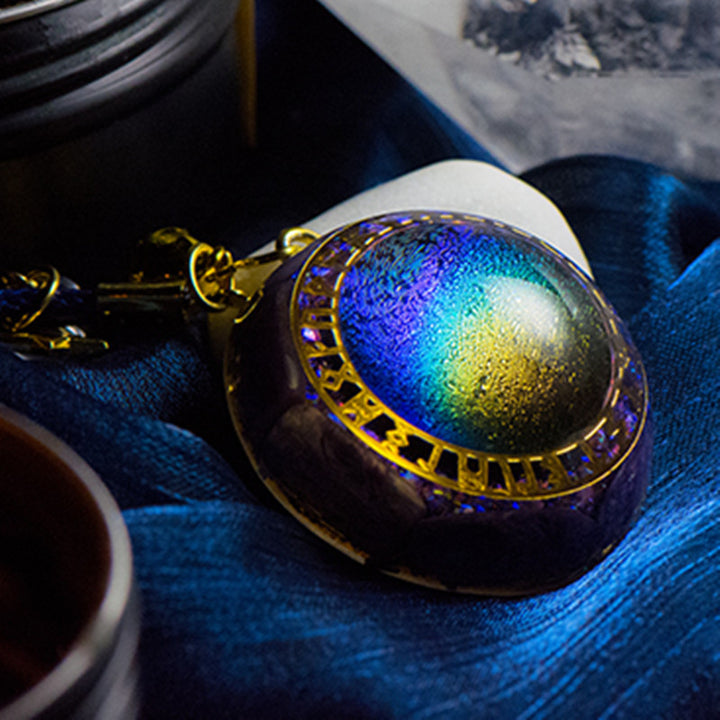 Fashion Rainbow Crystal Pendant Necklace - CRYSTALOIL