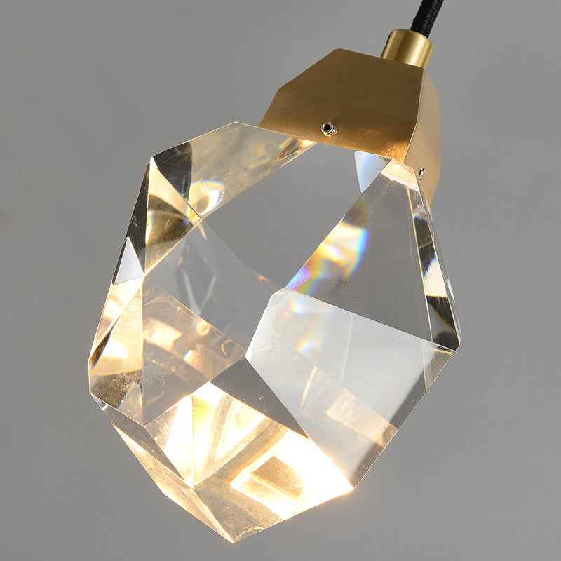 Light Luxury Crystal Modern Living Room Background Copper Wall Lamp, Illuminate your modern living space with our Light Luxury Crystal Copper Wall Lamp - CRYSTALOIL