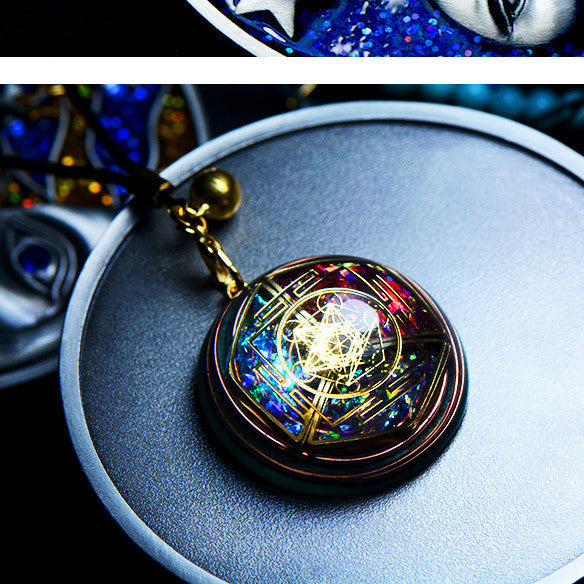 Original Constellation Crystal Fortune  Pendant Fortune Necklace, This unique piece features sparkling crystals arranged in a constellation design - CRYSTALOIL