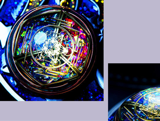 Original Constellation Crystal Fortune  Pendant Fortune Necklace, This unique piece features sparkling crystals arranged in a constellation design - CRYSTALOIL