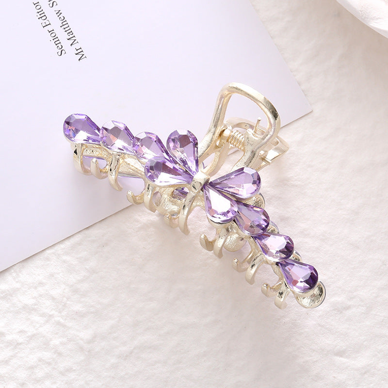 Light Luxury Medium Hair  Clip, Female Crystal Elegant Fashion - Crystalbloomaromatics