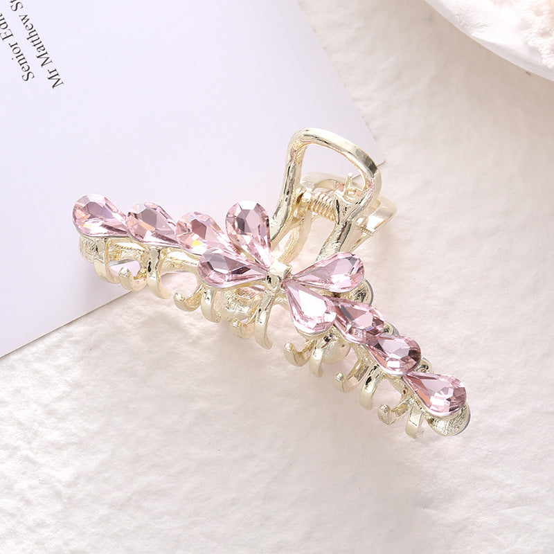 Light Luxury Medium Hair  Clip, Female Crystal Elegant Fashion - Crystalbloomaromatics