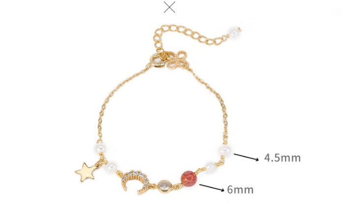 Women&#39;s Natural Crystal Bracelet - CRYSTALOIL